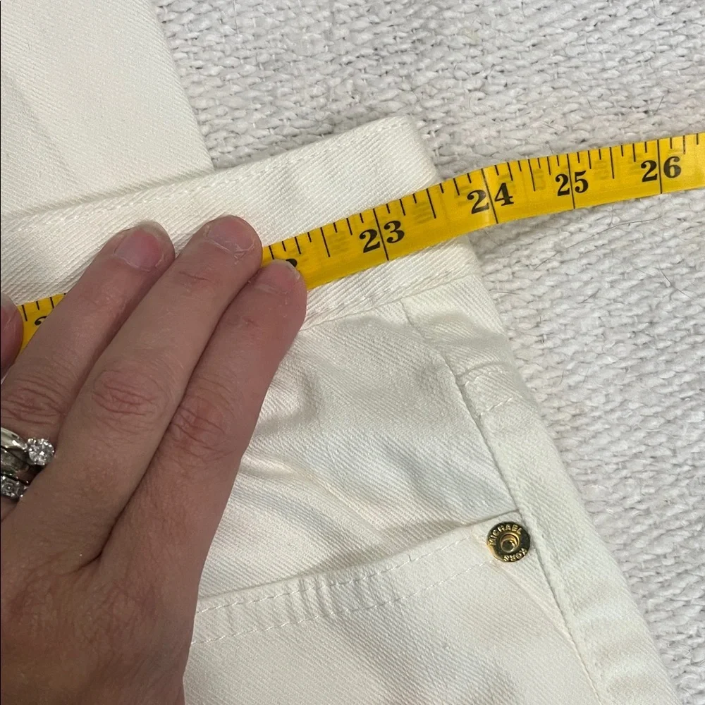 Michael Kors Cream Wide Leg Pants - Picture 4 of 4